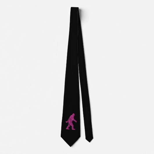 Cravate Grunge Squatchin in Hot Pink (Devant)