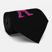 Cravate Grunge Squatchin in Hot Pink (Roulé)