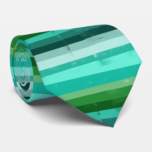 Cravate Grunge Vert (Roulé)