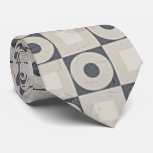 Cravate Grungy Mosaic (Roulé)