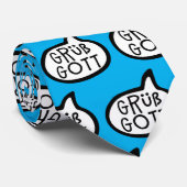 Cravate Grüß Gott, allemand Bonjour, Autriche, Bavière, Sw (Roulé)