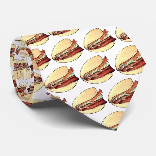 Cravate Gua Bao Pork Belly Bun chinois Taiwan nourriture (Roulé)