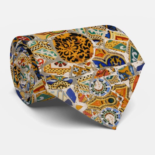 Cravate Guadu Trencadis (Roulé)