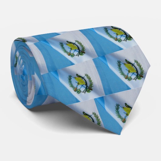 Cravate Guatemala Drapeau national (Roulé)