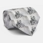 Cravate GUERRIERS GOTHIQUES, Chevaliers barbares, Imaginai (Roulé)