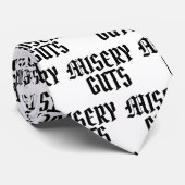 Cravate Guillemets de misère (Roulé)