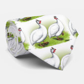 Cravate Guineas : Blanc (Roulé)