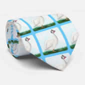 Cravate Guinée blanche (Roulé)