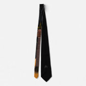 Cravate Guitar Necktie Music-Themed Design Version 4 (Dos)