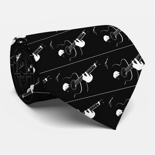 Cravate guitare (Roulé)
