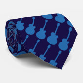 Cravate guitare à motifs (Roulé)