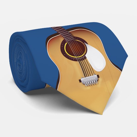 Cravate Guitare acoustique (Roulé)