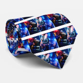 Cravate Guitare de rock (Roulé)