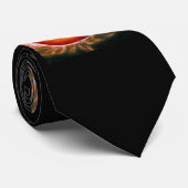 CRAVATE GUITARE D'ORANGE DU FEU (Roulé)