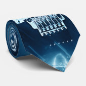 Cravate Guitare électrique Blue Rock et Rouleau (Roulé)