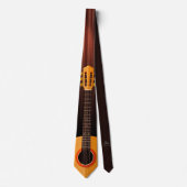 Cravate Guitare Necktie Musique Thème Design Version 1 (Devant)