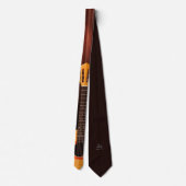 Cravate Guitare Necktie Musique Thème Design Version 1 (Dos)