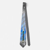 Cravate Guitare transparente (Devant)