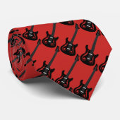 Cravate Guitares électriques (Roulé)