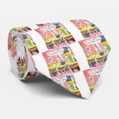 Cravate GunPlay Drôle Cartoon (Roulé)