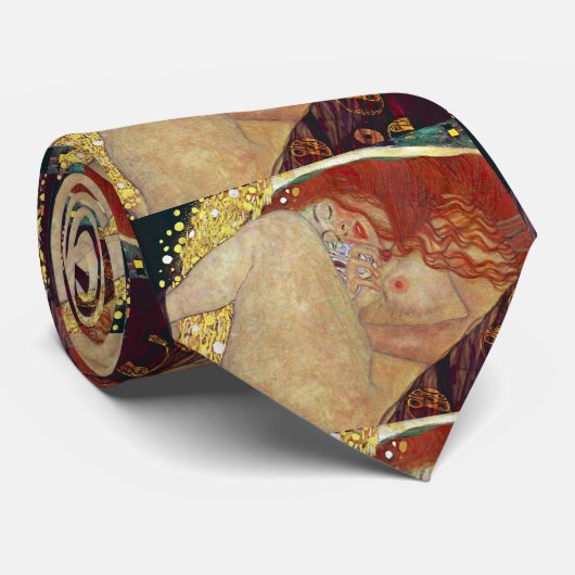 Cravate Gustav Klimt,"Danae タ イ (Roulé)