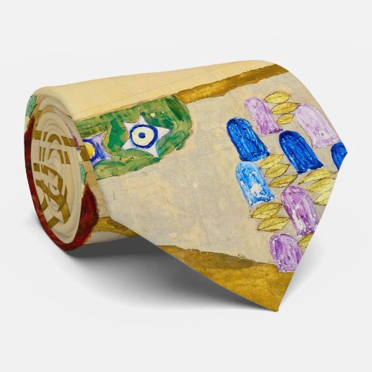 Cravate Gustav Klimt Exécution Nouveau Couple (Roulé)