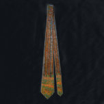 Cravate Gustav Klimt - Forêt de pins de Tannenwald<br><div class="desc">Forêt de sapins / Forêt de pins de Tannenwald - Gustav Klimt,  Huile sur toile,  1902</div>