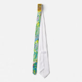 Cravate Gustav Klimt - La peinture fine d'art tournesol (Dos)