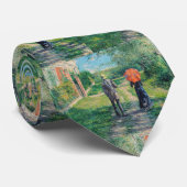 Cravate Gustave Caillebotte - Le chemin vers le haut (Roulé)