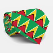 Cravate Guyana Cravates, mode Guyana Drapeau, affaires (Roulé)