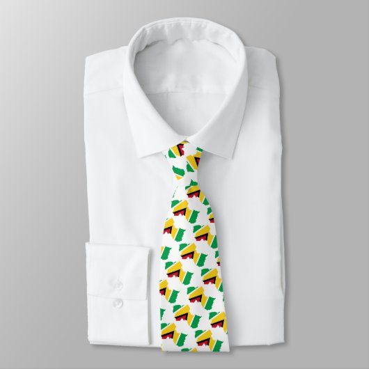 Cravate GUYANA Écriture chrétienne Monogramme (Attaché)