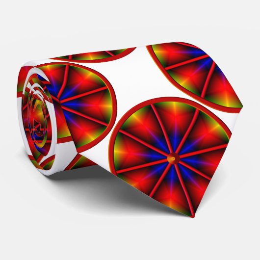 Cravate Gypsy Wheel Red Spots (Roulé)