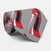 Cravate Habillement stylet rouge d'art de chaussure de (Roulé)