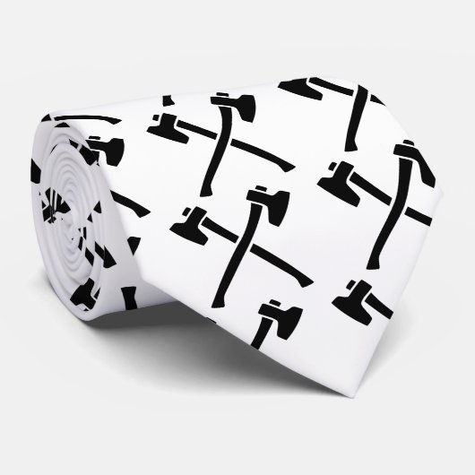 Cravate Haches croisées (Roulé)