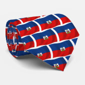 Cravate Haiti Flag Tie (Roulé)