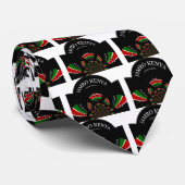 Cravate Hakuna Matata Jambo Kenya (Roulé)