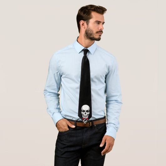 Cravate halloween bride groom character neck ties (En situation)