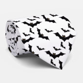 Cravate Halloween/chauves-souris (Roulé)