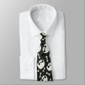 Cravate Halloween crâne Motif sans marque (Attaché)