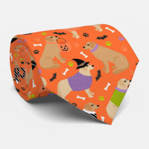 Cravate Halloween Golden Retriever
