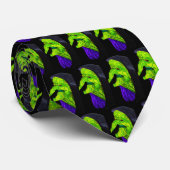 CRAVATE HALLOWEEN GREEN WITCHES BREW (Roulé)