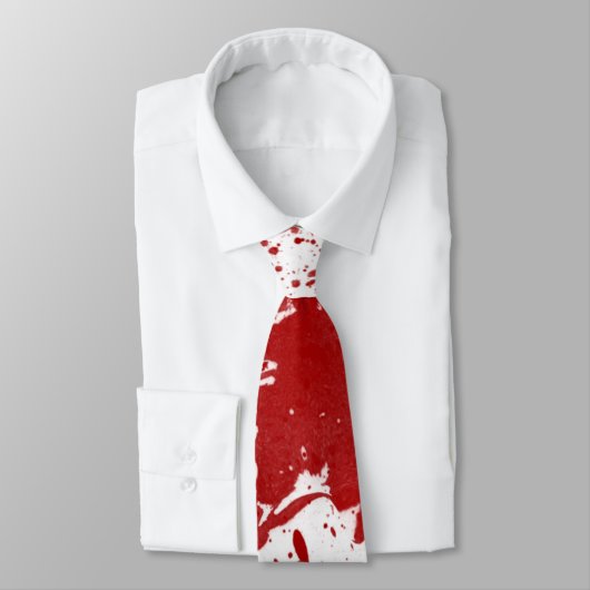 Cravate Halloween hémorragique (Attaché)