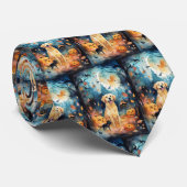 Cravate Halloween Lappund Finlandais Avec Peur Citrouille (Roulé)