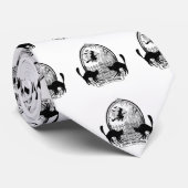 Cravate Halloween moderne (Roulé)