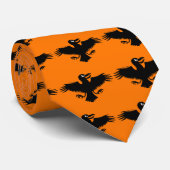 Cravate Halloween Naughty Crow (Roulé)