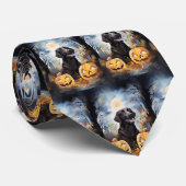 Cravate Halloween Nouvelle-Écosse avec la peur Citrouille (Roulé)