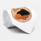 Cravate Halloween Pekingese (Roulé)