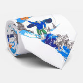 Cravate Halloween sans tête de l'Alaska musher Whimsical C (Roulé)