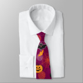 Cravate Halloween Soirée Fête tendance (Attaché)