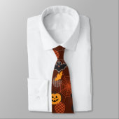 Cravate Halloween Soirée Fête tendance (Attaché)